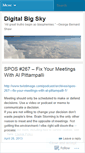 Mobile Screenshot of digitalbigsky.wordpress.com