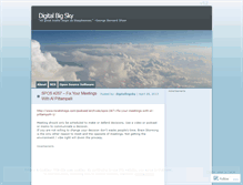 Tablet Screenshot of digitalbigsky.wordpress.com