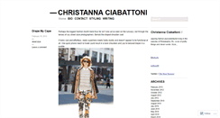 Desktop Screenshot of christannaciabattoni.wordpress.com