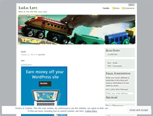 Tablet Screenshot of lololife.wordpress.com