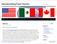 Tablet Screenshot of ifteachers.wordpress.com