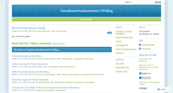 Desktop Screenshot of canadianvirtualassistant.wordpress.com
