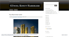 Desktop Screenshot of konuthaber.wordpress.com