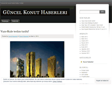 Tablet Screenshot of konuthaber.wordpress.com