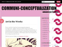 Tablet Screenshot of abcomm.wordpress.com