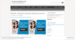 Desktop Screenshot of professionalinvestigators.wordpress.com