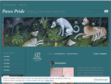 Tablet Screenshot of pawspride.wordpress.com