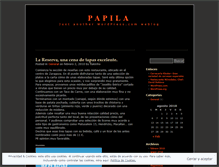 Tablet Screenshot of papila.wordpress.com