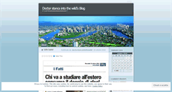 Desktop Screenshot of doctorstancaintothewild.wordpress.com