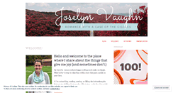 Desktop Screenshot of joselynvaughn.wordpress.com
