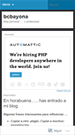 Mobile Screenshot of bcbayona.wordpress.com