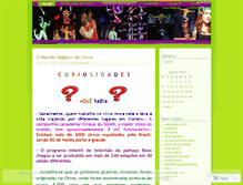 Tablet Screenshot of mundomagicodocirco.wordpress.com