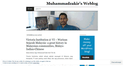 Desktop Screenshot of muhammadzakir.wordpress.com