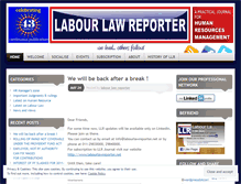 Tablet Screenshot of labourlawreporter.wordpress.com