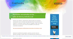 Desktop Screenshot of frutilandia.wordpress.com