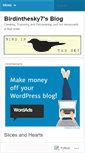 Mobile Screenshot of birdinthesky7.wordpress.com