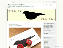 Tablet Screenshot of birdinthesky7.wordpress.com