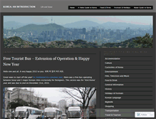 Tablet Screenshot of guidetokorea.wordpress.com