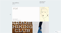 Desktop Screenshot of cureallandcompany.wordpress.com