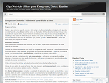 Tablet Screenshot of giganutricao.wordpress.com