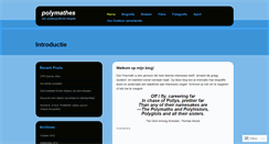 Desktop Screenshot of crazypolymath.wordpress.com