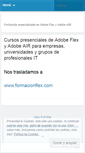 Mobile Screenshot of formacionflex.wordpress.com