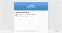 Desktop Screenshot of irishcycling.wordpress.com
