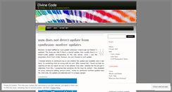 Desktop Screenshot of divinecode.wordpress.com
