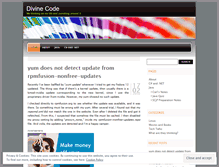 Tablet Screenshot of divinecode.wordpress.com