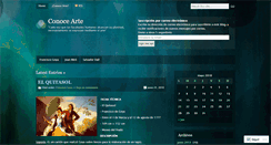Desktop Screenshot of conocearte.wordpress.com
