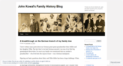 Desktop Screenshot of kowalfamilyhistory.wordpress.com