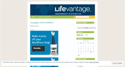 Desktop Screenshot of lifevantageinter.wordpress.com
