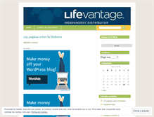 Tablet Screenshot of lifevantageinter.wordpress.com