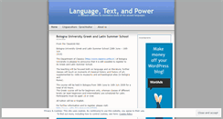 Desktop Screenshot of languagetextpower.wordpress.com