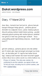 Mobile Screenshot of dukol.wordpress.com