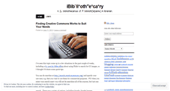 Desktop Screenshot of ibibliothecary.wordpress.com
