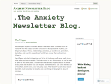 Tablet Screenshot of anxietynewsletter.wordpress.com