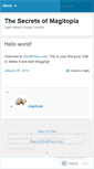 Mobile Screenshot of magitopia.wordpress.com