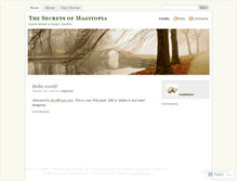 Tablet Screenshot of magitopia.wordpress.com