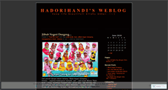 Desktop Screenshot of hadorihandi.wordpress.com