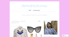 Desktop Screenshot of behindmystunnas.wordpress.com