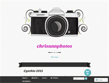 Tablet Screenshot of chrisannphotos.wordpress.com