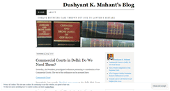 Desktop Screenshot of dkmahant.wordpress.com