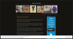 Desktop Screenshot of focusonprint.wordpress.com