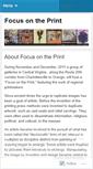 Mobile Screenshot of focusonprint.wordpress.com