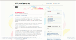 Desktop Screenshot of luvorleaveme.wordpress.com