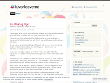 Tablet Screenshot of luvorleaveme.wordpress.com