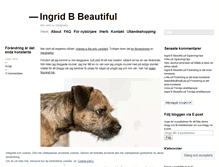 Tablet Screenshot of ingridbbeautiful.wordpress.com