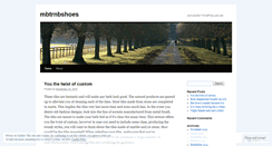 Desktop Screenshot of mbtrnbshoes.wordpress.com