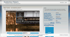 Desktop Screenshot of kostenlospokern.wordpress.com